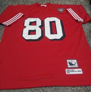 Jerry Rice #80 49ers 1994 throwback jersey